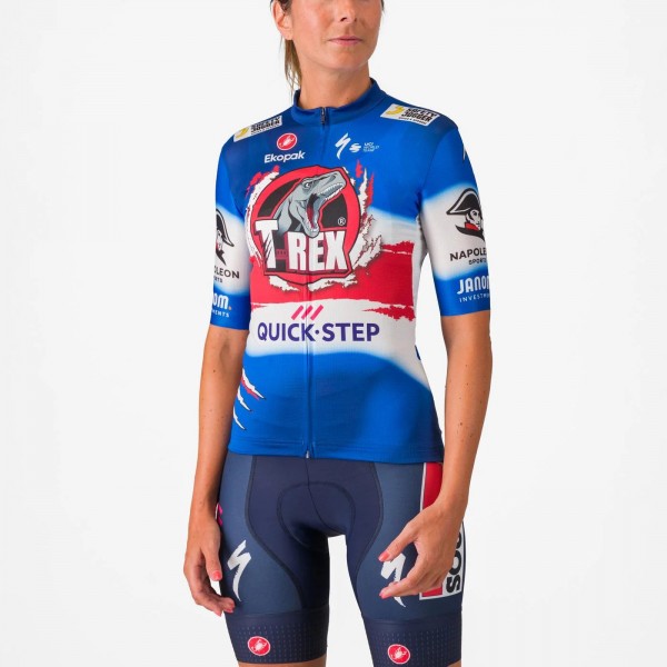 Bekleidung Damen Castelli Soudal Quick-Step 2024 Competizione 3 frau trikot-La Vuelta