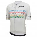 Bekleidung Herren Zurich 2024 Santini UCI Masters Weltmeister trikot-Grau