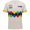Bekleidung Herren Santini UCI Gravel Weltmeisterschaft T-Shirt Flandern 2024 Bekleidung Herren Santini UCI Gravel Weltmeisterschaft T-Shirt Flandern 2024