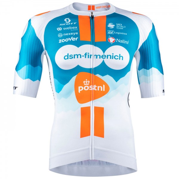 Bekleidung Herren Team DSM Firmenich Postnl 2024 Racing trikot