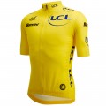 Bekleidung Herren Gelbes Trikot Tour de France 2024 Fan Linie