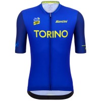 Bekleidung Herren Jersey Santini Tour de France 2024-Turin
