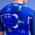 Bekleidung Herren Jersey Santini Tour de France 2024-Turin
