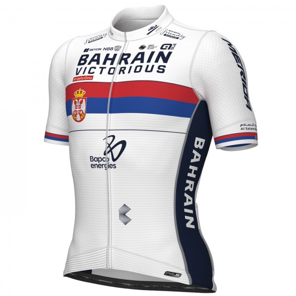 Bekleidung Herren Ale Bahrain Siegreich 2024 PRS Trikot-Serbischer Meister