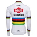 Bekleidung Herren Alpecin Deceuninck 2024 lang arm trikot-WC Bekleidung Herren Alpecin Deceuninck 2024 lang arm trikot-WC