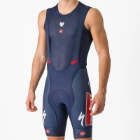 Bekleidung Herren Castelli Soudal Quick-Step 2024 Competizione kurz tragerhose