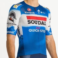 Bekleidung Herren Castelli Soudal Quick-Step 2024 Aero Race 7.0 trikot