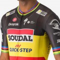 Bekleidung Herren Castelli Soudal Quick-Step 2024 Competizione 3 trikot-Belgian meister