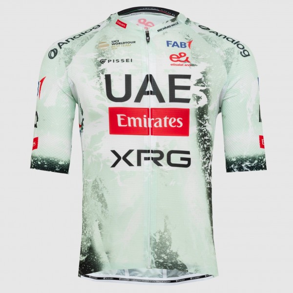 Bekleidung Herren UAE Team Emirates 2025 Pissei Magistrale Ultra trikot-Tour de France Bekleidung Herren UAE Team Emirates 2025 Pissei Magistrale Ultra trikot-Tour de France