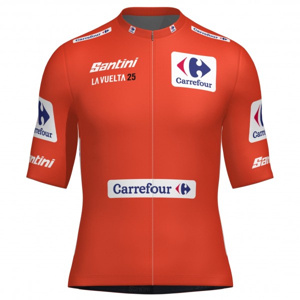 Bekleidung Herren Santini Rot Vuelta Espana 2025 trikot Bekleidung Herren Santini Rot Vuelta Espana 2025 trikot