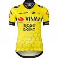 Bekleidung Damen Team Visma Lease a bike 2025 frau trikot