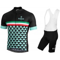 BIANCHI MILANO Codigoro Fahrradbekleidung Radtrikot Satz Kurzarm+Kurz Trägerhose Q6RZ0