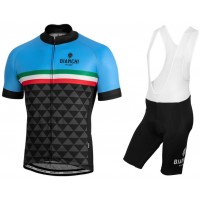 BIANCHI MILANO Codigoro blue Fahrradbekleidung Radtrikot Satz Kurzarm+Kurz Trägerhose XY4ZI
