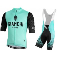 BIANCHI MILANO Pedaso Fahrradbekleidung Radtrikot Satz Kurzarm+Kurz Trägerhose ZN7QM