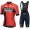 Team Bahrain Merida 2019 Fahrradbekleidung Radtrikot Satz Kurzarm+Kurz Trägerhose NPT8K