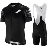 100% Exceed-Black Fahrradbekleidung Radtrikot Satz Kurzarm+Kurz Trägerhose OG42S