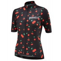 MORVÉLO Damen CHERRY BOMB Fahrradbekleidung Radtrikot 5XE1B