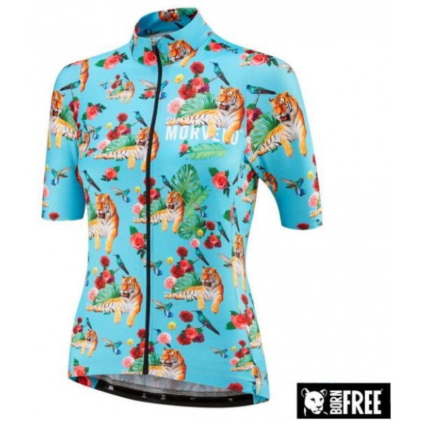 MORVÉLO Damen WILD LIFE Fahrradbekleidung Radtrikot EGLYP MORVÉLO Damen WILD LIFE Fahrradbekleidung Radtrikot EGLYP