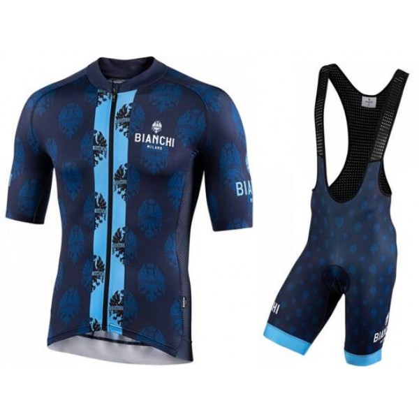 2020 BIANCHI MILANO Fahrradbekleidung Roncaccio Radtrikot kurzarm+Palizzi Trägerhose kurz Blau 2020 BIANCHI MILANO Fahrradbekleidung Roncaccio Radtrikot kurzarm+Palizzi Trägerhose kurz Blau