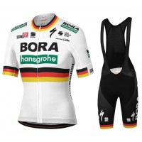 2020 BORA-hansgrohe Fahrradbekleidung Deutscher Meister Radtrikot Kurzarm+Trägerhose kurz