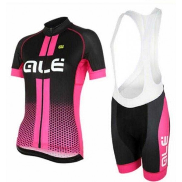 2015 ALE Fahrradbekleidung Satz Fahrradtrikot Kurzarm Trikot und Kurz Radhose roze Schwarz Dame 7T8OR 2015 ALE Fahrradbekleidung Satz Fahrradtrikot Kurzarm Trikot und Kurz Radhose roze Schwarz Dame 7T8OR