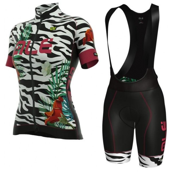 ALE PRR FLOWERS Damen weiß Radbekleidung Radtrikot Kurzarm+Kurz Trägerhose PMJ4R ALE PRR FLOWERS Damen weiß Radbekleidung Radtrikot Kurzarm+Kurz Trägerhose PMJ4R