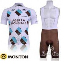 Ag2r La Mondiale Fahrradbekleidung Radteamtrikot Kurzarm+Kurz Radhose Kaufen ZA0ZW