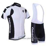 2014 Assos Fahrradbekleidung Radteamtrikot Kurzarm+Kurz Radhose Kaufen weiß ILK0Y