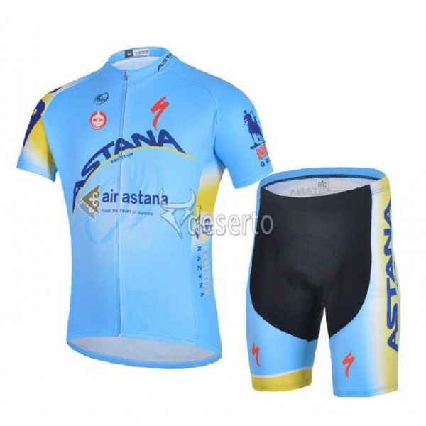 Astana Pro Team Radbekleidung Radtrikot Kurzarm und Fahrradhosen Kurz 2014 NJ0QA Astana Pro Team Radbekleidung Radtrikot Kurzarm und Fahrradhosen Kurz 2014 NJ0QA