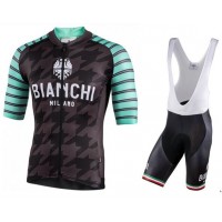 BIANCHI MILANO Fahrradbekleidung 2020 Flumini Radtrikot kurzarm+Pelau Trägerhose kurz
