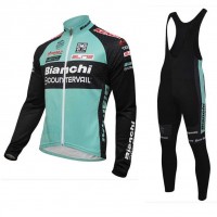 2016 BIANCHI COUNTERVAIL Fahrradbekleidung Tikotlangarm+Lang Trägerhose GGN5D