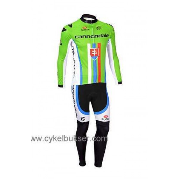 Cannondale Slovacca Champion Fahrradbekleidung Radtrikot Satz Langarm und Lange Radhose 9NXXM Cannondale Slovacca Champion Fahrradbekleidung Radtrikot Satz Langarm und Lange Radhose 9NXXM