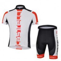 Castelli Radbekleidung Radtrikot Kurzarm und Fahrradhosen Kurz 1UHCN