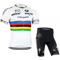 2015 Specialized Quick Step Fahrradbekleidung Radteamtrikot Kurzarm+Kurz Radhose 74EV2