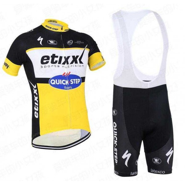 2016 Etixx-Quick Step Fahrradbekleidung Radteamtrikot Kurzarm+Kurz Radhose Kaufen gelb Schwarz HL2HQ 2016 Etixx-Quick Step Fahrradbekleidung Radteamtrikot Kurzarm+Kurz Radhose Kaufen gelb Schwarz HL2HQ