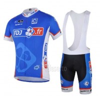 FDJ.fr 2014 Fahrradbekleidung Radteamtrikot Kurzarm+Kurz Radhose Kaufen DA9HU