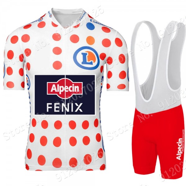 Polka Dot Alpecin Fenix Tour De France 2021 Team Fahrradbekleidung Radteamtrikot Kurzarm+Kurz Radhose BBKipi Polka Dot Alpecin Fenix Tour De France 2021 Team Fahrradbekleidung Radteamtrikot Kurzarm+Kurz Radhose BBKipi
