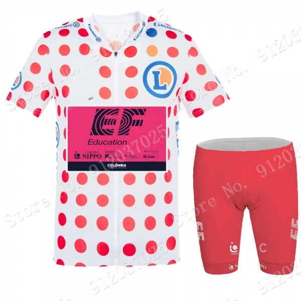 Polka Dot EF Education Frist Tour De France 2021 Team Fahrradbekleidung Radtrikot Satz Kurzarm+Kurz Fahrradhose XOzJZd Polka Dot EF Education Frist Tour De France 2021 Team Fahrradbekleidung Radtrikot Satz Kurzarm+Kurz Fahrradhose XOzJZd