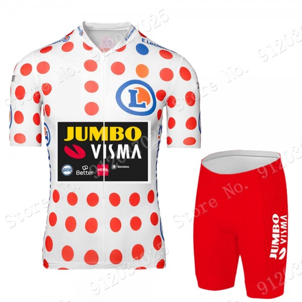 Polka Dot Jumbo Visma Tour De France 2021 Team Fahrradbekleidung Radteamtrikot Kurzarm+Kurz Radhose NPWZyO Polka Dot Jumbo Visma Tour De France 2021 Team Fahrradbekleidung Radteamtrikot Kurzarm+Kurz Radhose NPWZyO