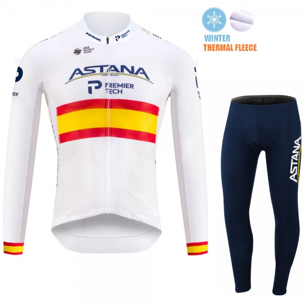 Spanish Winter Fleece Astana Pro Team 2021 Fahrradbekleidung Radtrikot Langarm+Lang Radhose Online GyjK21 Spanish Winter Fleece Astana Pro Team 2021 Fahrradbekleidung Radtrikot Langarm+Lang Radhose Online GyjK21