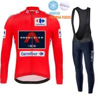 Winter Fleece INEOS Grenadier Spanish Pro Team 2021 Fahrradbekleidung Radtrikot Langarm+Lang Radhose Online m482lL