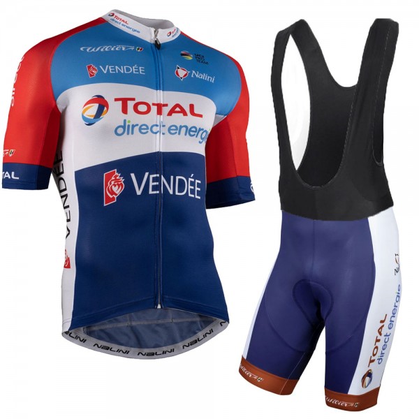 Total Direct Energie 2021 Team Fahrradbekleidung Radteamtrikot Kurzarm+Kurz Radhose TMM2MP Total Direct Energie 2021 Team Fahrradbekleidung Radteamtrikot Kurzarm+Kurz Radhose TMM2MP