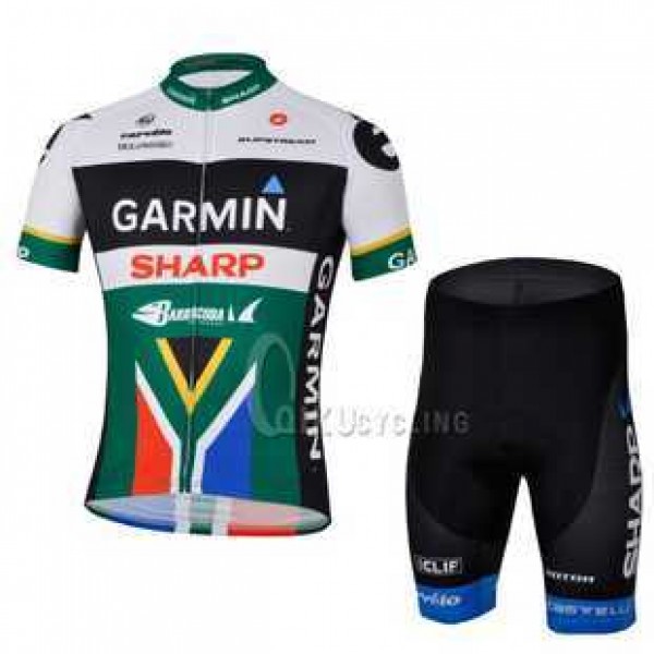 2013 Garmin Sharp Barracuda Sudafrica kampioen Radbekleidung Radtrikot Kurzarm und Fahrradhosen Kurzje grün EDCYF 2013 Garmin Sharp Barracuda Sudafrica kampioen Radbekleidung Radtrikot Kurzarm und Fahrradhosen Kurzje grün EDCYF
