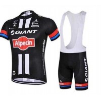2015 Giant Fahrradbekleidung Radteamtrikot Kurzarm+Kurz Radhose Kaufen Schwarz ACGXO