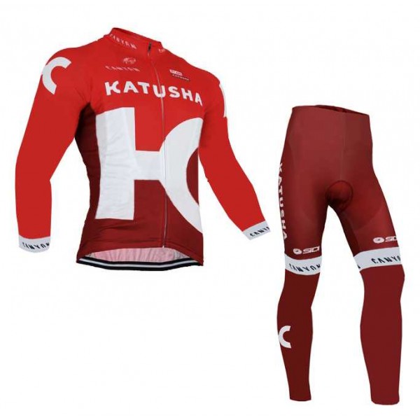 2016 KATUSHA Fahrradbekleidung Radtrikot Langarm+Lang Trägerhose TOTL1 2016 KATUSHA Fahrradbekleidung Radtrikot Langarm+Lang Trägerhose TOTL1