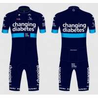 Novo Nordisk 2018 Fahrradkleidung Radsportbekleidung Kurzarm Trikot+Trägerhose Kurz FL151