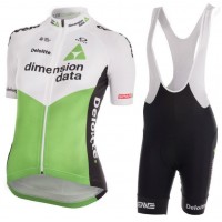Dimension Data 2018 Performance Damen Fahrradbekleidung Radtrikot Satz Kurzarm+Kurz Trägerhose WQV3X