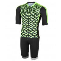 RH+ Vertigo grün Fahrradbekleidung Radtrikot Satz Kurzarm+Kurz Trägerhose 4LA5L