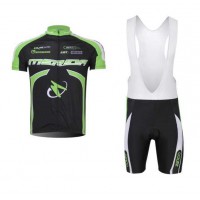 Merida 2014 Fahrradbekleidung Radteamtrikot Kurzarm+Kurz Radhose Kaufen Schwarz grün BNWKE