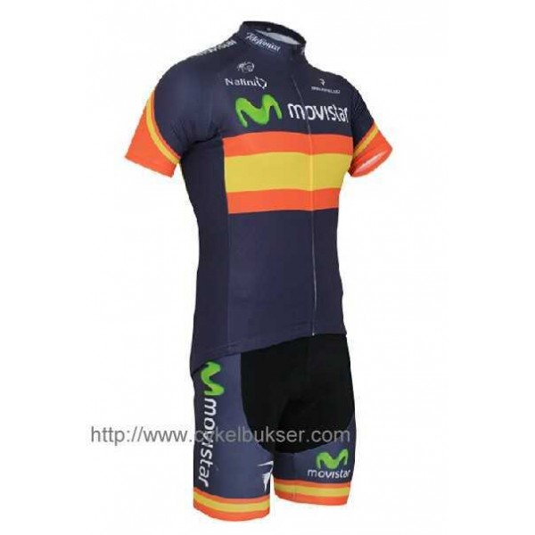 Movistar Teams Spagna Radbekleidung Radtrikot Kurzarm und Fahrradhosen Kurz 11DHE Movistar Teams Spagna Radbekleidung Radtrikot Kurzarm und Fahrradhosen Kurz 11DHE